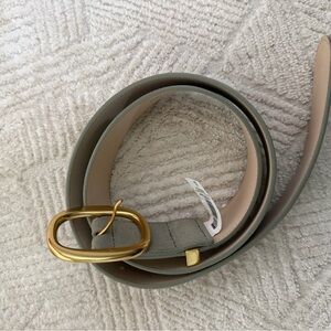 Aritzia green belt large 100% leather